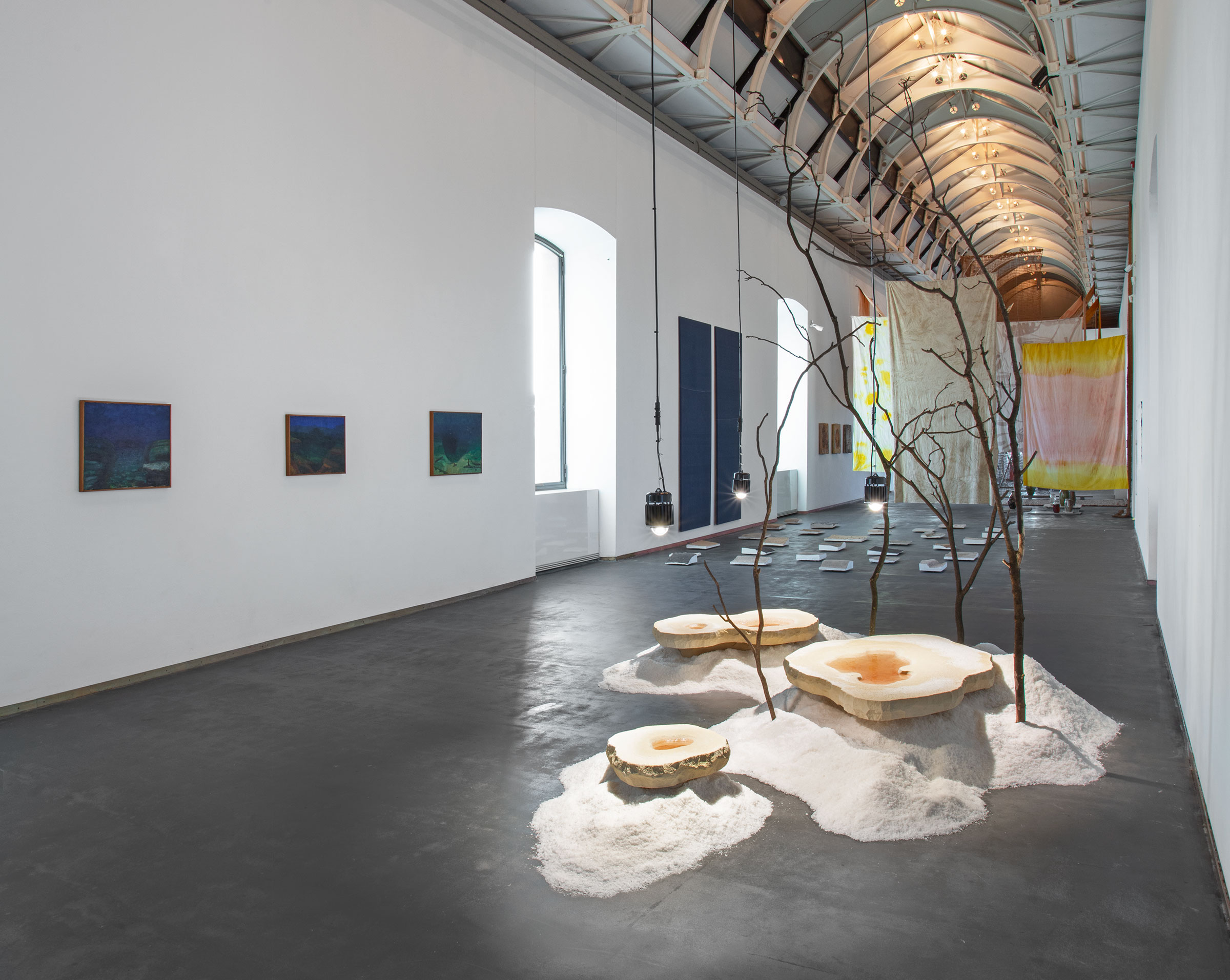 u0022Mutual Aid. Arte in collaborazione con la natura / Art in Collaboration with Natureu0022, installation view